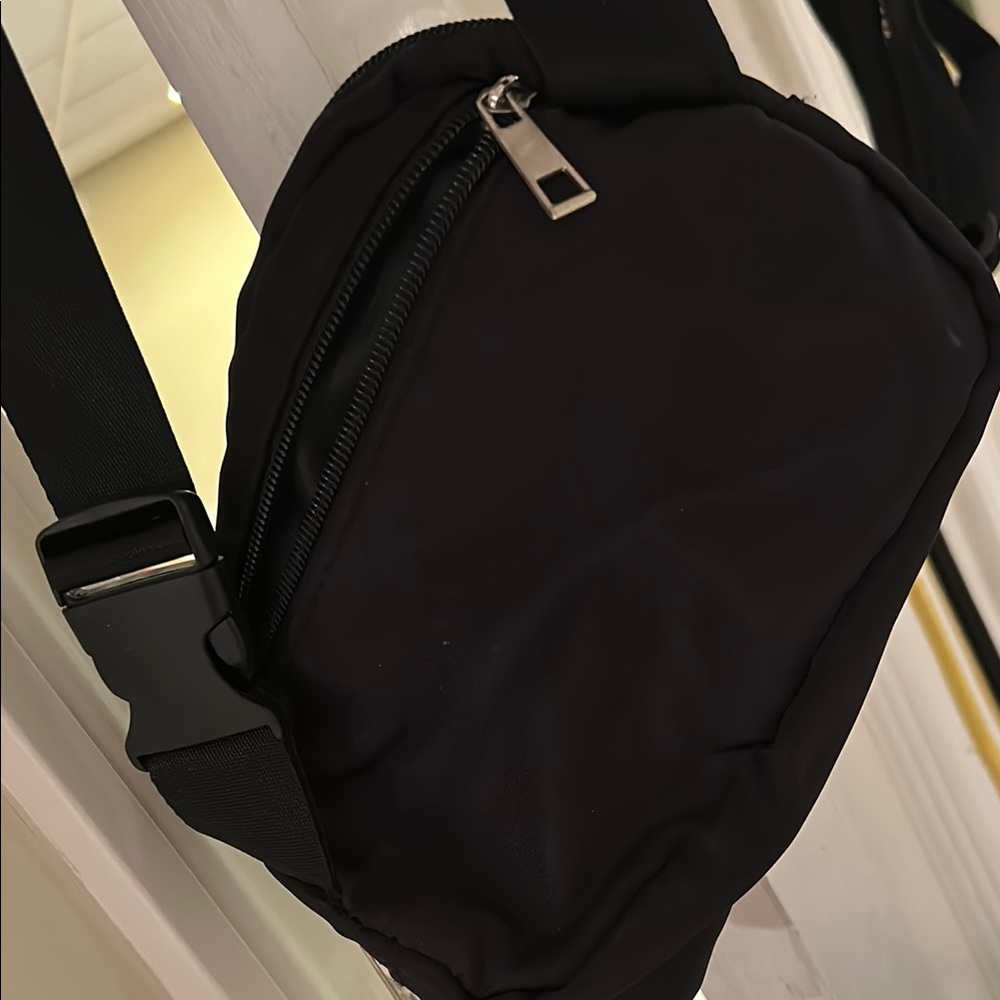 Men's Black Crossbody Bag